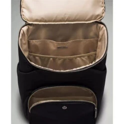 Lululemon - New Parent Backpack 17L, Black/Trench 15 Lululemon - New Parent Backpack 17L, Black/Trench -Macro Baby Store lululemon new parent backpack 17l black trench image 9