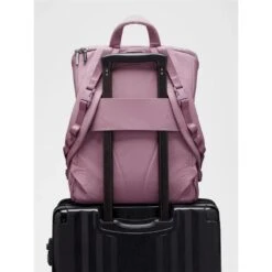 Lululemon - New Parent Backpack 17L, Lavender Lux/Sheer Oak -Macro Baby Store lululemon new parent backpack 17l lavender lux sheer oak image 10
