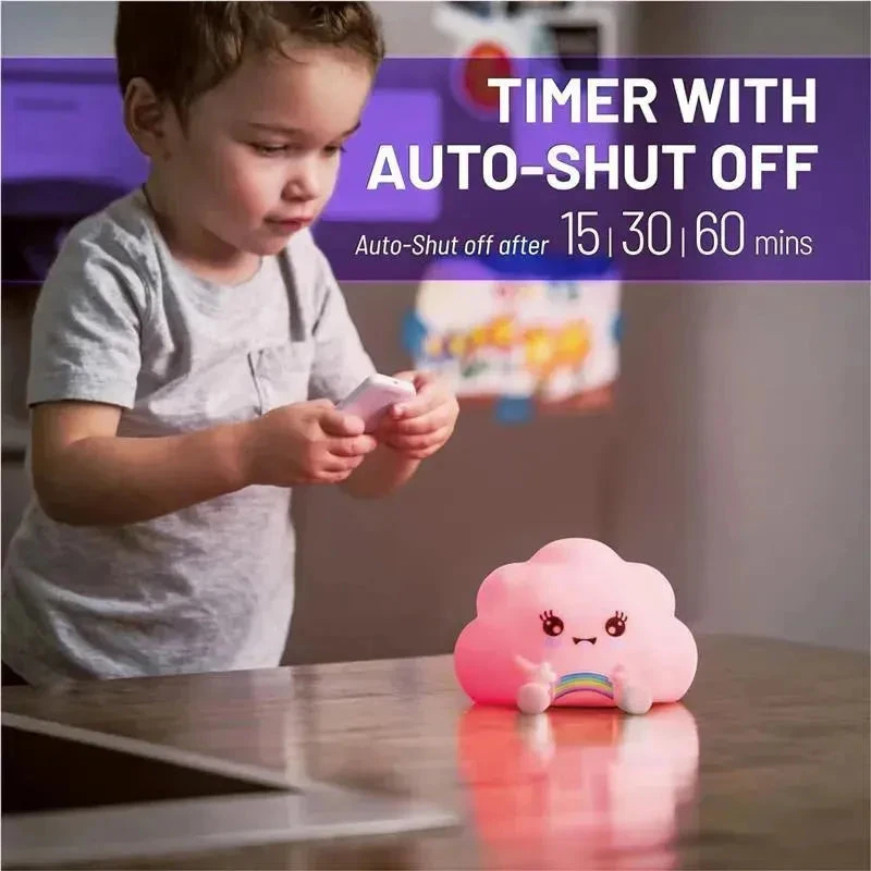 LumieWorld - Lumipets, Kids Night Light, Play Music, Kawaii Cloud 7 LumieWorld - Lumipets, Kids Night Light, Play Music, Kawaii Cloud - Image 5