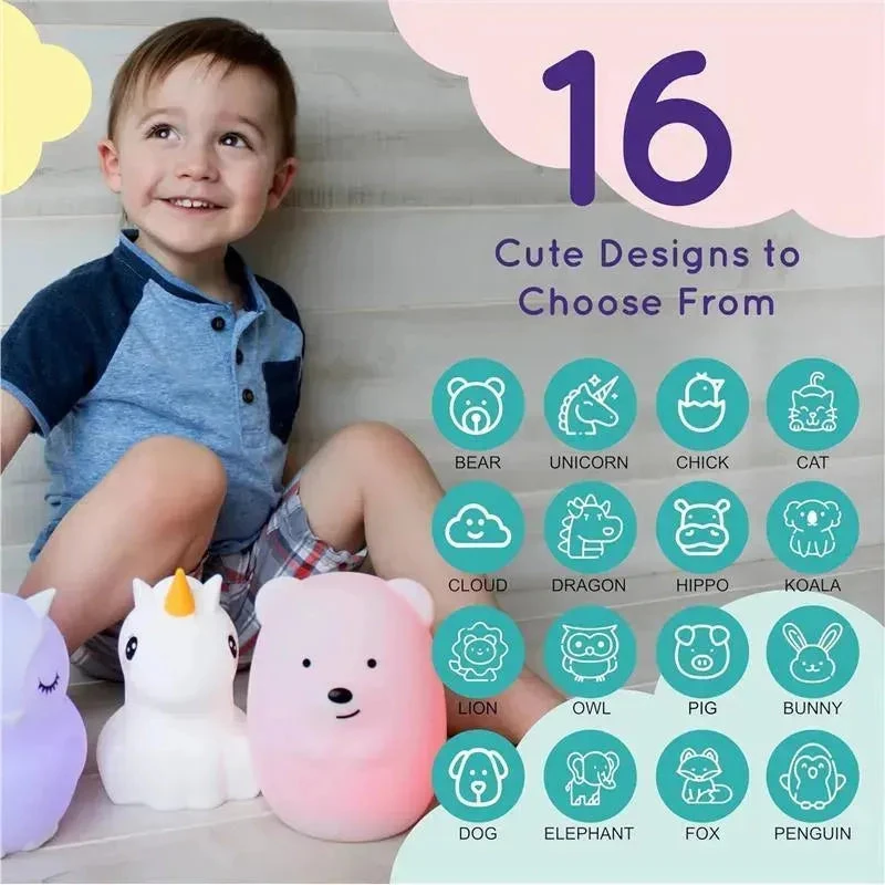 LumieWorld - Lumipets, Kids Night Light, Play Music, Kawaii Cloud 9 LumieWorld - Lumipets, Kids Night Light, Play Music, Kawaii Cloud - Image 7