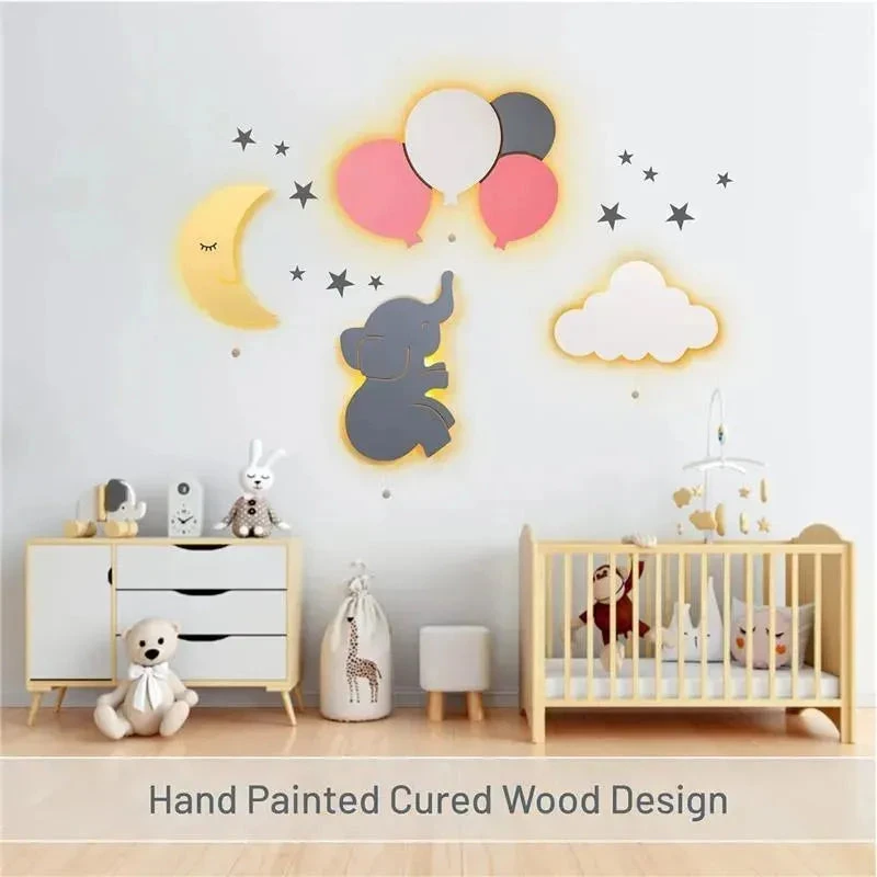 LumieWorld - Lumipets Lighted Balloons, Nursery Night Light, Wall Mounted Lighted 4 LumieWorld - Lumipets Lighted Balloons, Nursery Night Light, Wall Mounted Lighted - Image 2