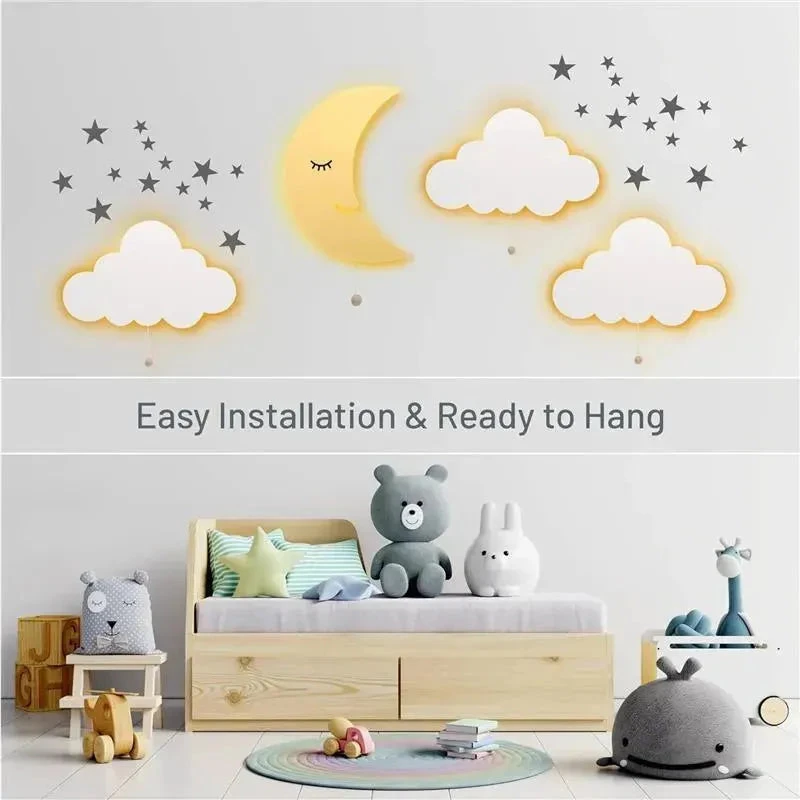 LumieWorld - Lumipets Moon Wall Light, Nursery Night Light, Wall Mounted Lighted 5 LumieWorld - Lumipets Moon Wall Light, Nursery Night Light, Wall Mounted Lighted - Image 3