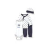 Luvable Friends - 4Pk Mustache Baby Boy Cotton Preemie Layette Set 2 Luvable Friends - 4Pk Mustache Baby Boy Cotton Preemie Layette Set -Macro Baby Store luvable friends 4pk mustache baby boy cotton preemie layette set image 1