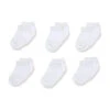 Luvable Friends - 6Pk Unisex White Baby Socks Set 2 Luvable Friends - 6Pk Unisex White Baby Socks Set -Macro Baby Store luvable friends no show baby socks 6 pack image 1