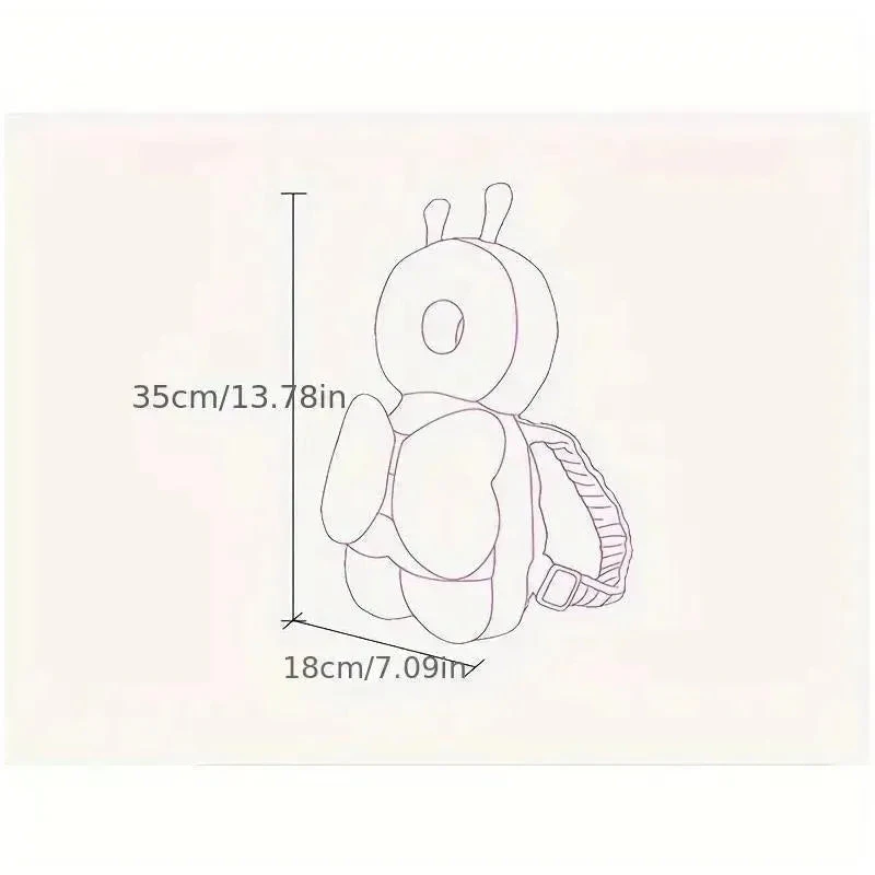Macrobaby - Baby Safety Walking Anti-Fall Head Pillow, Beige 6 Macrobaby - Baby Safety Walking Anti-Fall Head Pillow, Beige - Image 4