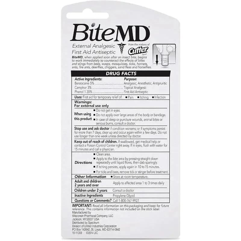 Macrobaby - Cutter BiteMD Insect Bite Relief Stick 9 Macrobaby - Cutter BiteMD Insect Bite Relief Stick - Image 7