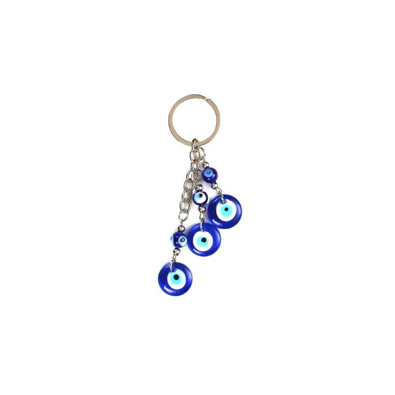 Macrobaby - Evil Eye Pendant Keychain Silver 3 Macrobaby - Evil Eye Pendant Keychain Silver