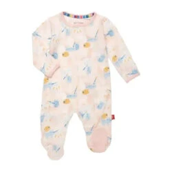 Magnetic Me - Arts & Cats Magnetic Baby Organic Footie