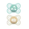 MAM 2-Pack 0-6M Perfect Pacifier - Green/Yellow -Macro Baby Store mam 2 pack 0 6m perfect pacifier green yellow image 1