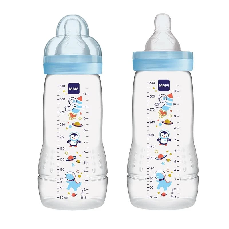 Mam - 2Pk Baby Bottles Anti-Colic 11Oz (Colors May Vary) 5 Mam - 2Pk Baby Bottles Anti-Colic 11Oz (Colors May Vary) - Image 3