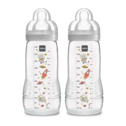 Mam - 2Pk Easy Active Bottle Fast Flow Bottles, 11Oz