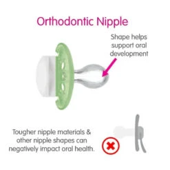 Mam 2-Pack Orthodontic Camo Silicone Pacifier 16+ Months - Colors May Vary -Macro Baby Store mam 2 pack orthodontic camo silicone pacifier 16 months colors may vary image 5