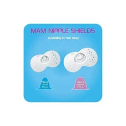 Mam - 2Pk Breastfeeding Nipple Shields, 23mm -Macro Baby Store mam 2pk breastfeeding nipple shields 23mm image 11