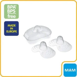 Mam - 2Pk Breastfeeding Nipple Shields, 23mm -Macro Baby Store mam 2pk breastfeeding nipple shields 23mm image 5