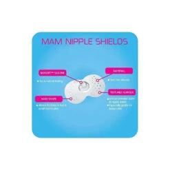 Mam - 2Pk Breastfeeding Nipple Shields, 23mm -Macro Baby Store mam 2pk breastfeeding nipple shields 23mm image 9