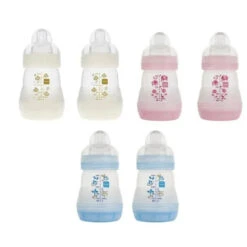 Mam - 2Pk Anti Colic Bottles 5Oz Assorted Pink/Blue/White