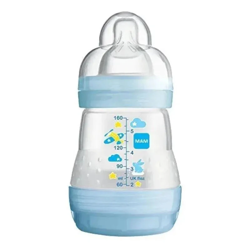 Mam - 1Pk Anti-Colic Single Bottle 5Oz (Colors May Vary) 3 Mam - 1Pk Anti-Colic Single Bottle 5Oz (Colors May Vary)