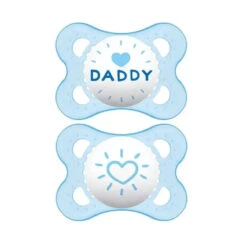 Mam Love & Affection Pacifier 2Ct - Daddy 0 - 6 M Boy