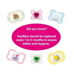 Mam Night 6+ M Pacifiers, Colors May Vary, 2-Pack -Macro Baby Store mam night 6 m pacifiers colors may vary 2 pack image 19