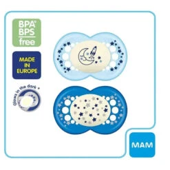 Mam Night 6+ M Pacifiers, Colors May Vary, 2-Pack -Macro Baby Store mam night 6 m pacifiers colors may vary 2 pack image 5