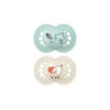 MaM Original Matte Baby Pacifier 2 Pack Grey & Beige 6+M 1 MaM Original Matte Baby Pacifier 2 Pack Grey & Beige 6+M -Macro Baby Store mam original matte baby pacifier 2 pack grey beige 6 m image 1