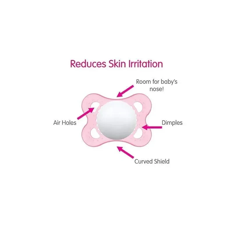 MaM Original Matte Baby Pacifier 2 Pack Grey & Beige 6+M 8 MaM Original Matte Baby Pacifier 2 Pack Grey & Beige 6+M - Image 6