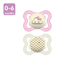 Mam - Supreme Night Pacifier 0-6 Months, Girl -Macro Baby Store mam supreme night pacifier 0 6 months girl image 2