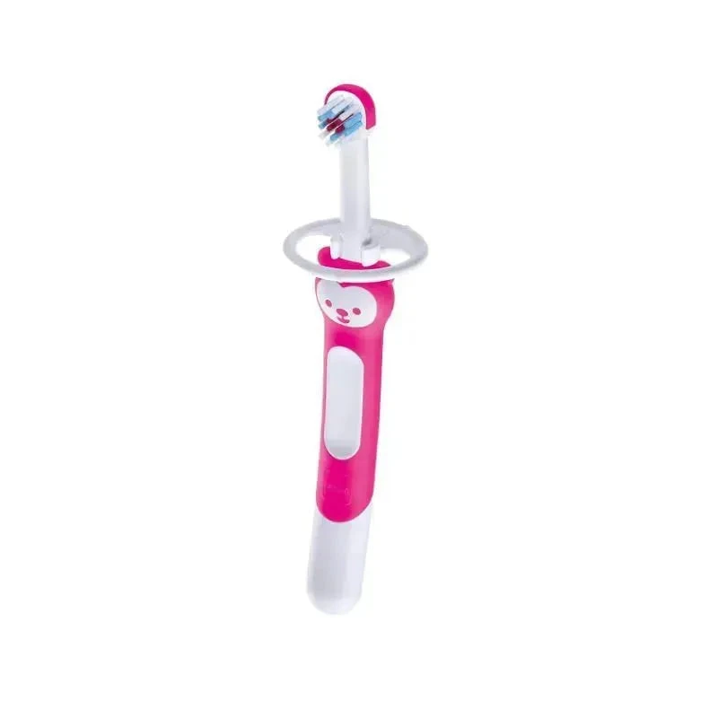 MAM Training Toothbrush 5+M - Pink 3 MAM Training Toothbrush 5+M - Pink