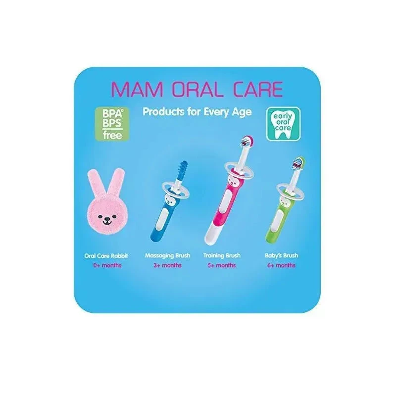 MAM Training Toothbrush 5+M - Pink 8 MAM Training Toothbrush 5+M - Pink - Image 6