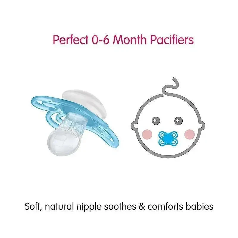 MAM's 2-Pack 0-6 Months Perfect Night Pacifiers - Pink/Purple 5 MAM's 2-Pack 0-6 Months Perfect Night Pacifiers - Pink/Purple - Image 3