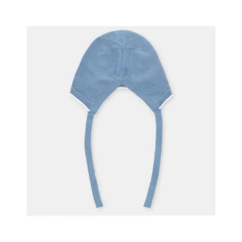Martin Aranda - Baby Bonnet Knit Noto, Blue Francia 4 Martin Aranda - Baby Bonnet Knit Noto, Blue Francia - Image 2