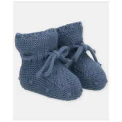 Martin Aranda - Baby Girl Knit Booties Garden, Light Pink