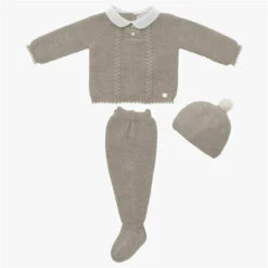 Martin Aranda - Take Me Home Set Little Fox Sweater, Leggins & Bonnet, Red