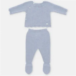 Martin Aranda - Take Me Home Set Sweater & Leggings Knit Nel Blu, White