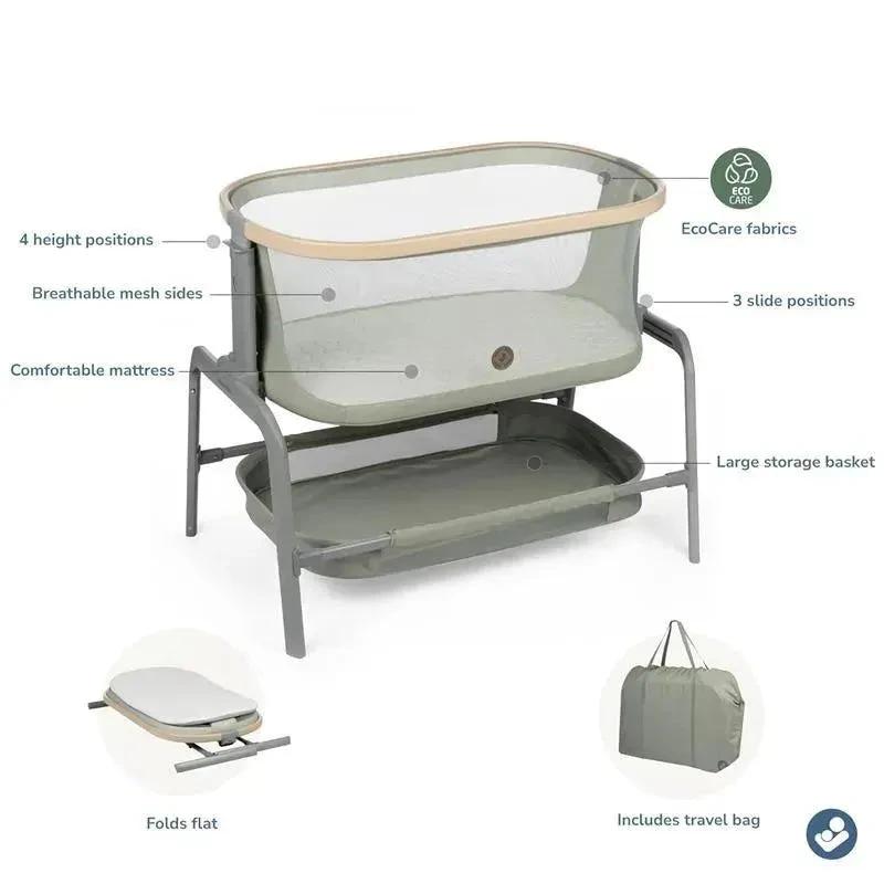 Maxi-Cosi - Iora Bedside Bassinet, Classic Graphite 5 Maxi-Cosi - Iora Bedside Bassinet, Classic Graphite - Image 3