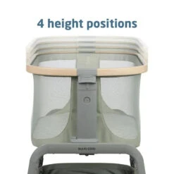 Maxi-Cosi - Iora Bedside Bassinet, Classic Green -Macro Baby Store maxi cosi iora bedside bassinet classic green image 4