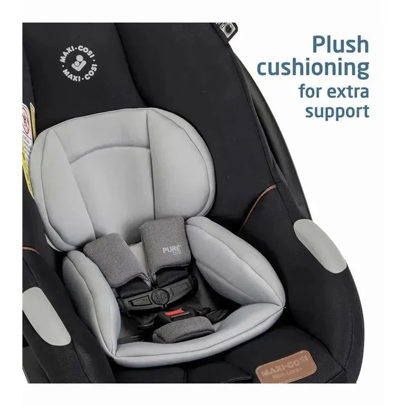 Maxi-Cosi - Mico Luxe+ Infant Car Seat, Essential Black 7 Maxi-Cosi - Mico Luxe+ Infant Car Seat, Essential Black - Image 5