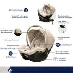 Maxi-Cosi - Peri 180° Rotating Infant Car Seat Kindred Collection, Natural Heritage 11 Maxi-Cosi - Peri 180° Rotating Infant Car Seat Kindred Collection, Natural Heritage -Macro Baby Store maxi cosi peri 180 rotating infant car seat kindred collection natural heritage image 3