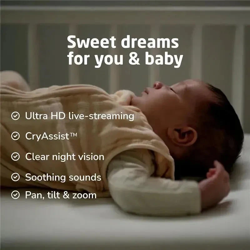 Maxi-Cosi - See Pro 360 Baby Monitor With CryAssist™ AI Cry Translation 5 Maxi-Cosi - See Pro 360 Baby Monitor With CryAssist™ AI Cry Translation - Image 3