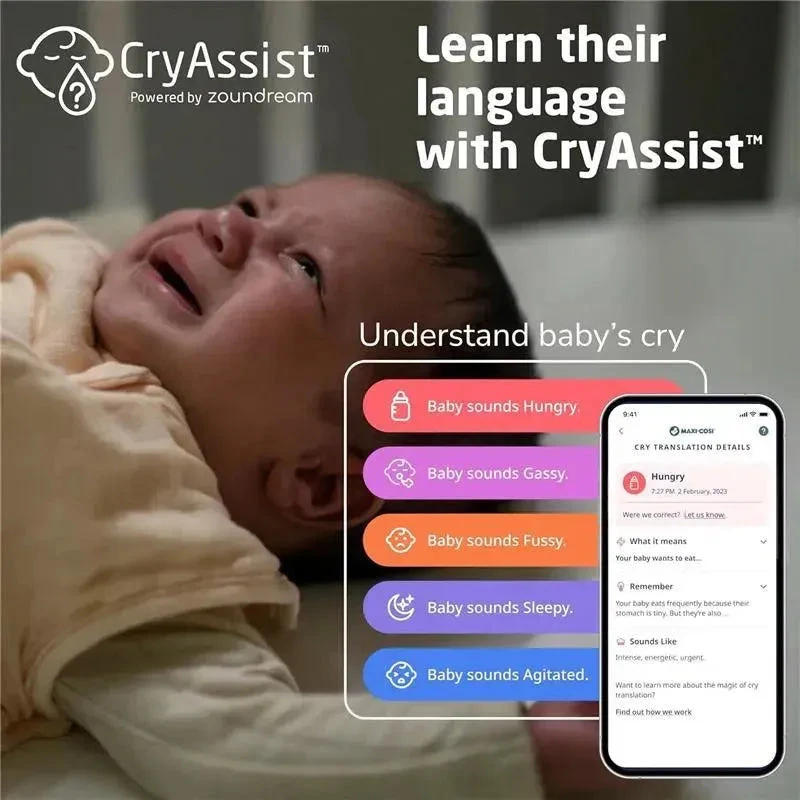 Maxi-Cosi - See Pro 360 Baby Monitor With CryAssist™ AI Cry Translation 6 Maxi-Cosi - See Pro 360 Baby Monitor With CryAssist™ AI Cry Translation - Image 4