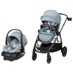 Maxi-Cosi - Zelia 2 Luxe 5-in-1 Modular Travel System, New Hope Grey
