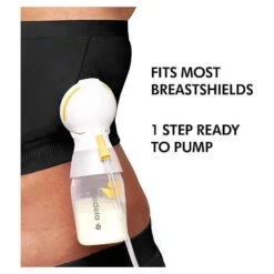 Medela - Hands Free Pumping Bustier, Black 9 Medela - Hands Free Pumping Bustier, Black -Macro Baby Store medela hands free pumping bustier black image 3