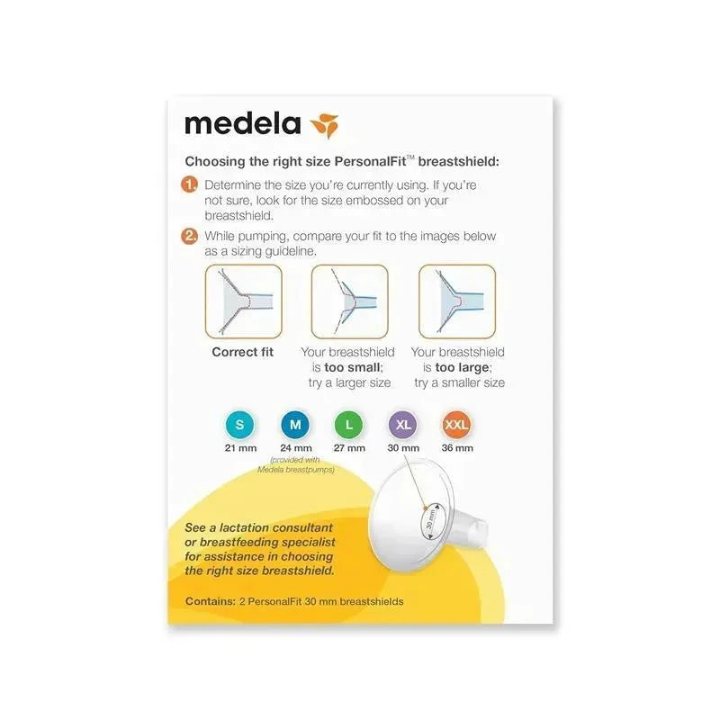 Medela - 2Pk PersonalFit Breast Pump Shield (Spare Part) 4 Medela - 2Pk PersonalFit Breast Pump Shield (Spare Part) - Image 2