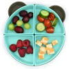 Melii - 100% Silicone Divided Suction Plate With Removable Dividers, Bear -Macro Baby Store melii 100 silicone divided suction plate with removable dividers bear image 1