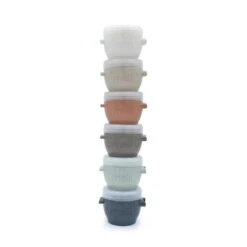 Melii - 6Pk Snap & Go Baby Food Storage Containers With Lids, Earth Tones, 2 Oz 9 Melii - 6Pk Snap & Go Baby Food Storage Containers With Lids, Earth Tones, 2 Oz -Macro Baby Store melii 6pk snap go baby food storage containers with lids earth tones 2 oz image 4