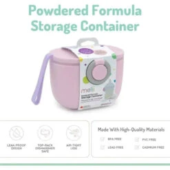Melii - Baby Formula Storage Container With Integrated Scoop 400ml / 13.5oz Capacity, Pink 13 Melii - Baby Formula Storage Container With Integrated Scoop 400ml / 13.5oz Capacity, Pink -Macro Baby Store melii baby formula storage container with integrated scoop 400ml 13 5oz capacity pink image 6