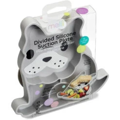 Melii - Divided Silicone Suction Plate, Bulldog -Macro Baby Store melii divided silicone suction plate bulldog image 4