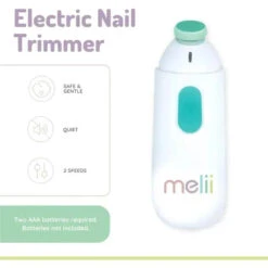 Melii - Electric Nail File, Safe Trimmer & Clipper