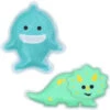Melii - Gel Ice Packs, 2 Pack, Keep Lunches And Snacks Cool, Reusable, Dino & Shark