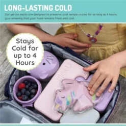 Melii - Gel Ice Packs, 2 Pack, Keep Lunches And Snacks Cool, Reusable, Unicorn & Cat -Macro Baby Store melii gel ice packs 2 pack keep lunches and snacks cool reusable unicorn cat image 5